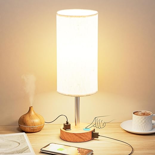 Dimmable Touch Control Bedside Lamp