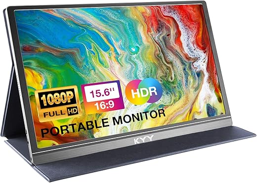 KYY Portable Monitor: The Ultimate On-the-Go Display for Gamers and Professionals!