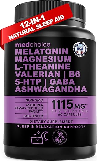 Natural 12-in-1 Melatonin Sleep Capsules